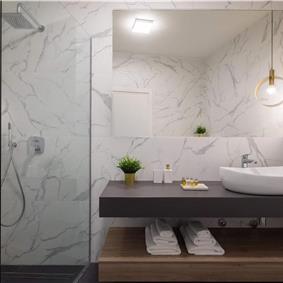 Luxury Beachfront Villa with Heated Infinity Pool near Trogir, Sleeps 8